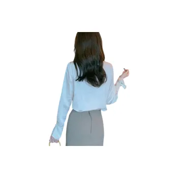 Flowers In Water Shirt Women's Apricot