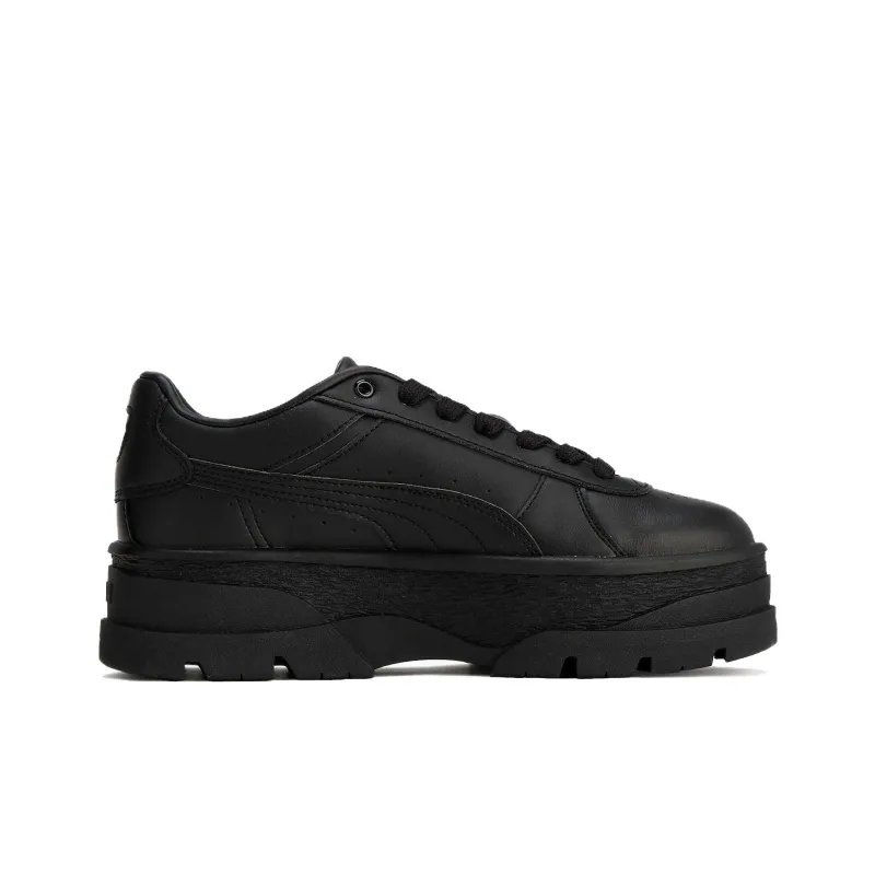 PUMA Rivo EMB Anti Slip Wear Resistant Low Top Casual Shoes Women's Black-1