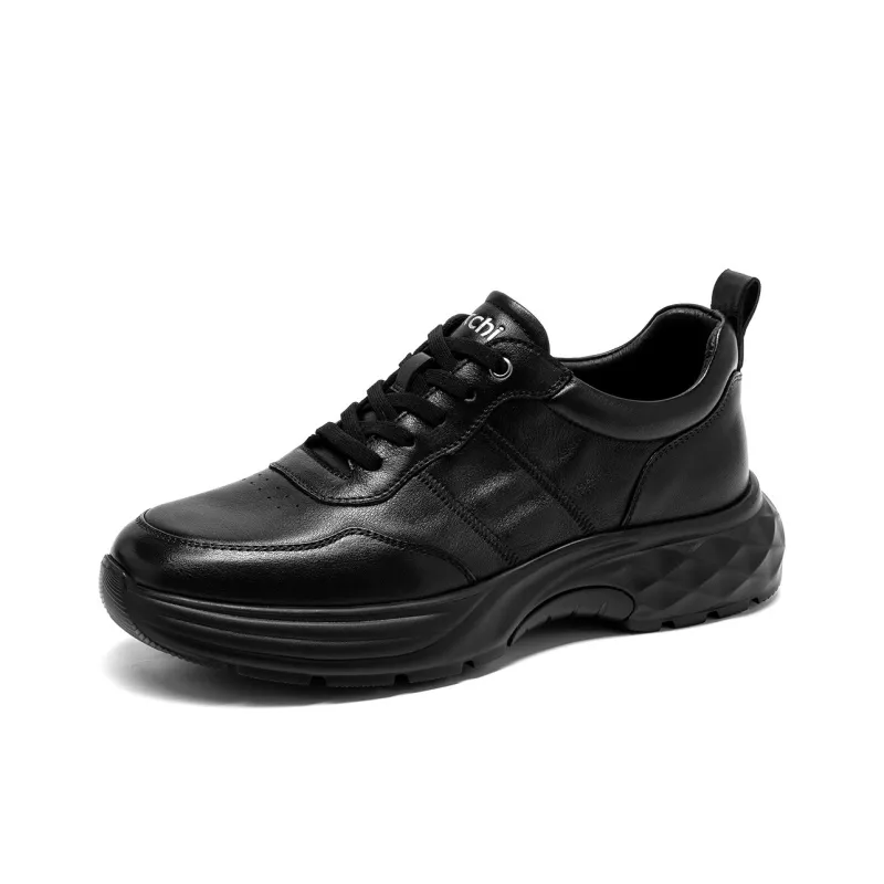 Satchi Abrasion Resistant Slip Resistant Low Top Casual Shoes Men's Black-0