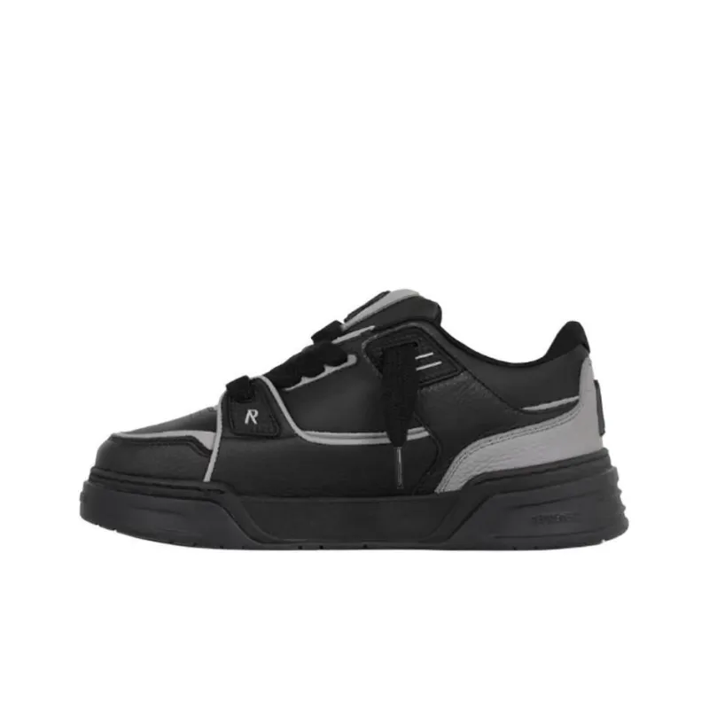 REPRESENT Studio Low Top Skateboard Shoes Men's Black Gray-0
