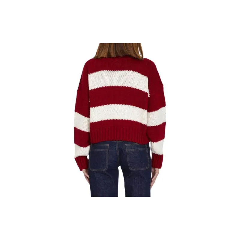 CELINE FW23 Knitwear Women's Red White-2