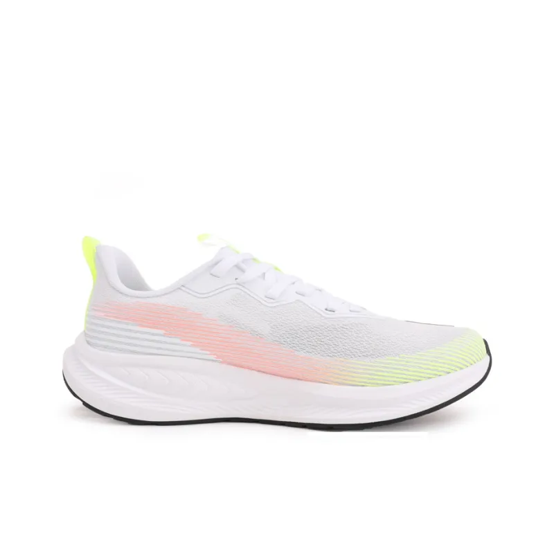 PEAK Long Distance Running Low Top Running Shoes Men's White Green-1