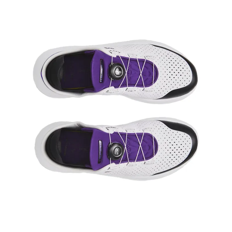 Under Armour SlipSpeed Anti Slip Wear Resistant Low Top Training Shoes Unisex White Asian Version-3