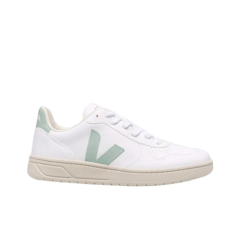 VEJA V 10 Lace Up 'White Matcha'-1