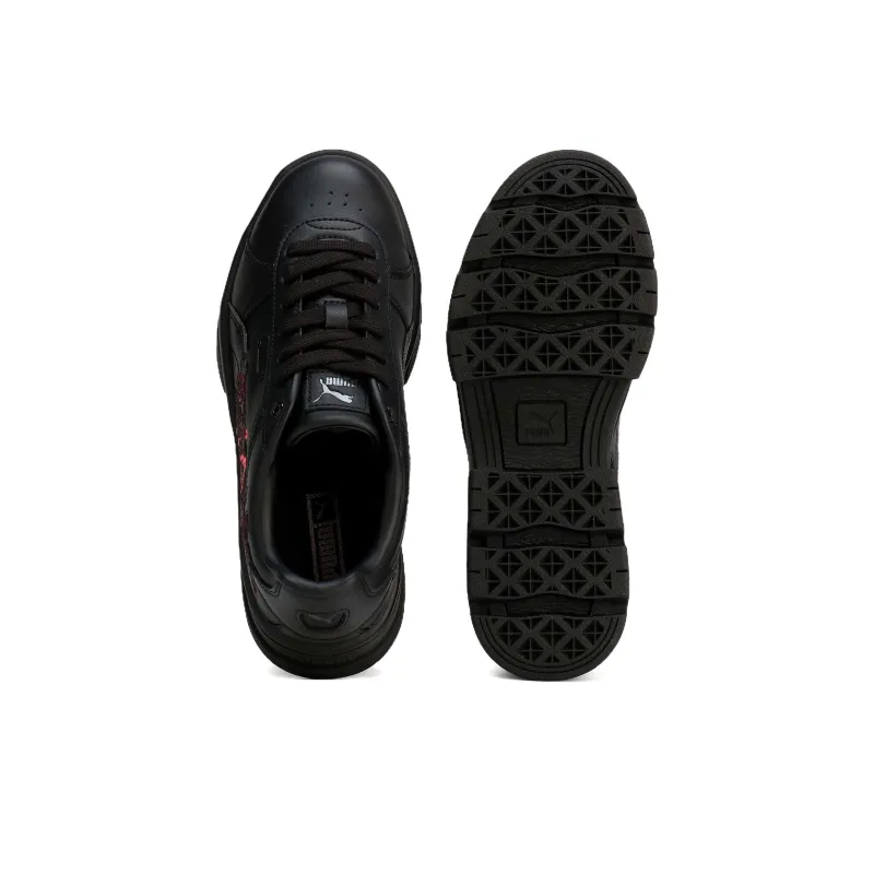 PUMA Rivo EMB Anti Slip Wear Resistant Low Top Casual Shoes Women's Black-3
