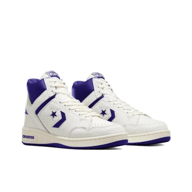 Weapon Converse Mid 'Vintage White Court Purple'-2