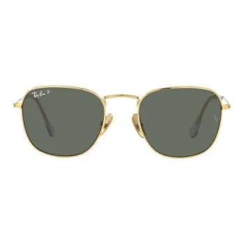 RayBan Titanium Round Sunglasses Men's Legend Gold