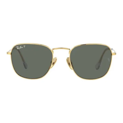RayBan Titanium Round Sunglasses Men's Legend Gold