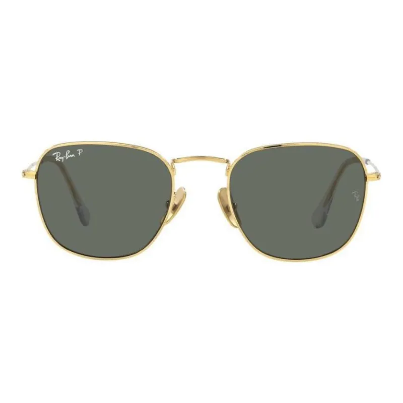 RayBan Titanium Round Sunglasses Men's Legend Gold-0