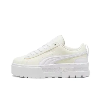 PUMA Maze Slip Resistant Height Increasing Low Top Skateboard Shoes Women's White