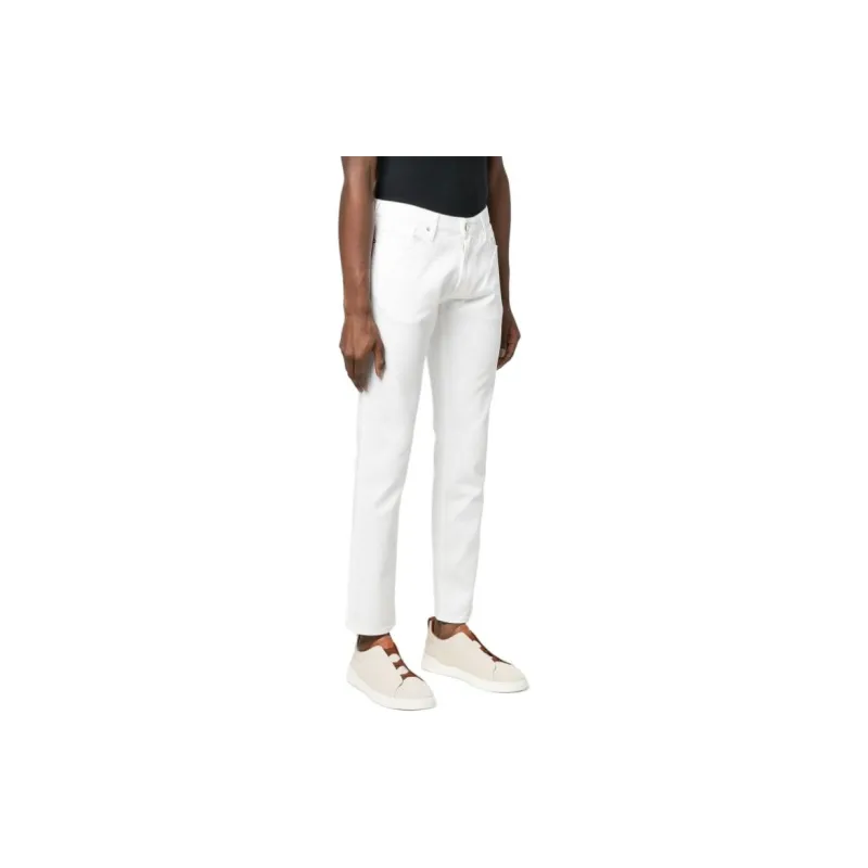 EMPORIO ARMANI Log Patch Slim Fit Jeans-4