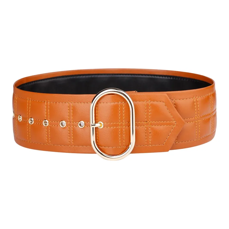 Jaylen Oos Sheepskin Leather Belts Women's 7.4cm-21