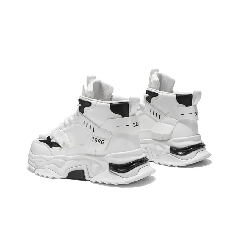 HACKBUTEER High Top Chunky Sneakers Men's-9