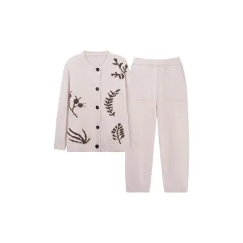 Sha Qian Pajama Set Women's Milk Tea