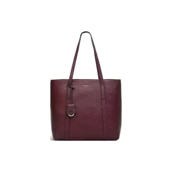 RADLEY Cow Leather Tote Bag Shopping Bag Shoulder Bags Large Size Women's Burgundy