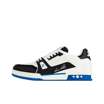 LOUIS VUITTON Trainer Low Top Skateboard Shoes Women's Blue