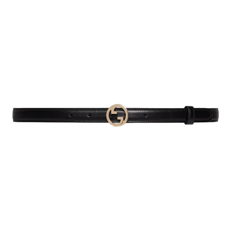 GUCCI Logo Plaque Buckled Belt-0
