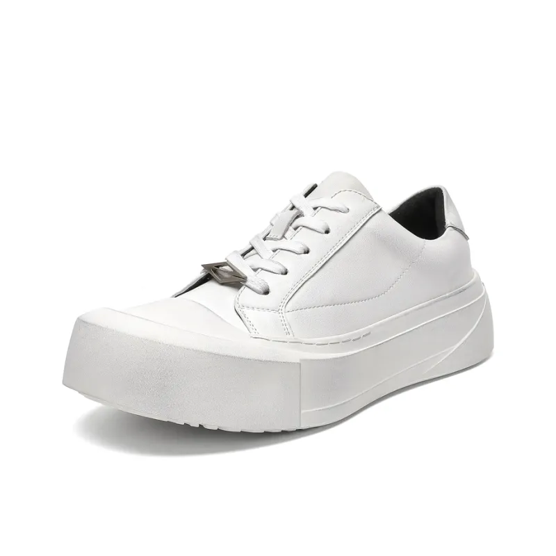 V05 Skateboard Shoes Unisex Low Top White-8