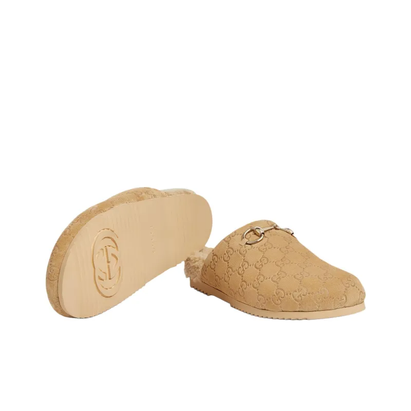 GUCCI Women's Horsebit Mule 'Butterscotch' Women's-5