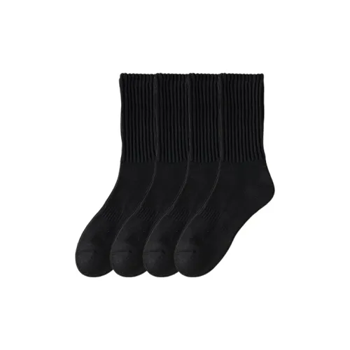 Cheemy Free Mid Calf Socks Men's 4 Pack