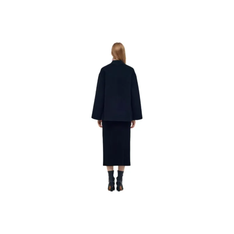 GOELIA Coats Women's Black-0