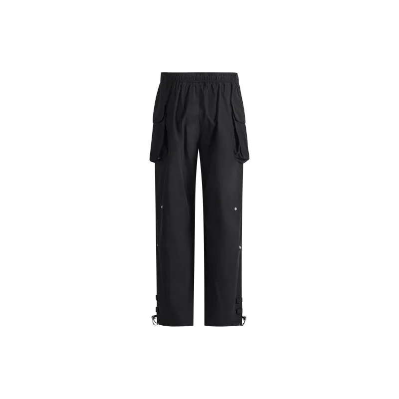 CHINISM Casual Pants Unisex Black-1