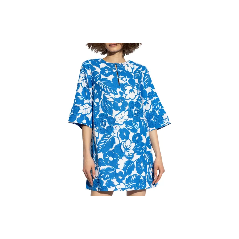 Kate Spade Floral print Half length sleeve Mini Dress-2