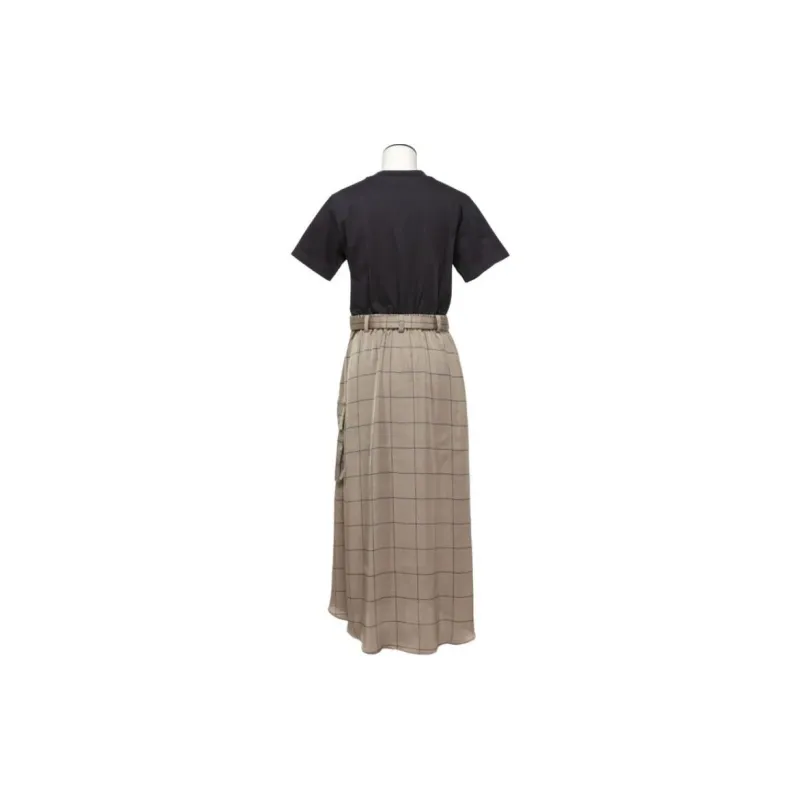 Sacai Windowpane Dress-1
