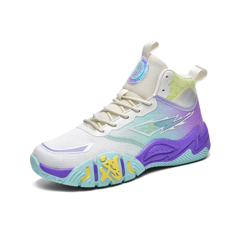Black tailed Deer Shock Absorbers With Slip Resistant And Abrasion Resistant Properties Mid Top Basketball Shoes Unisex-1