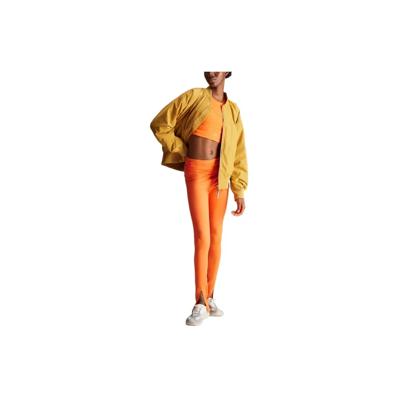 Adidas Stella McCartney WOVEN BOMBER WIND.RDY Jackets Coats Women's Sandy Dune Brown-3