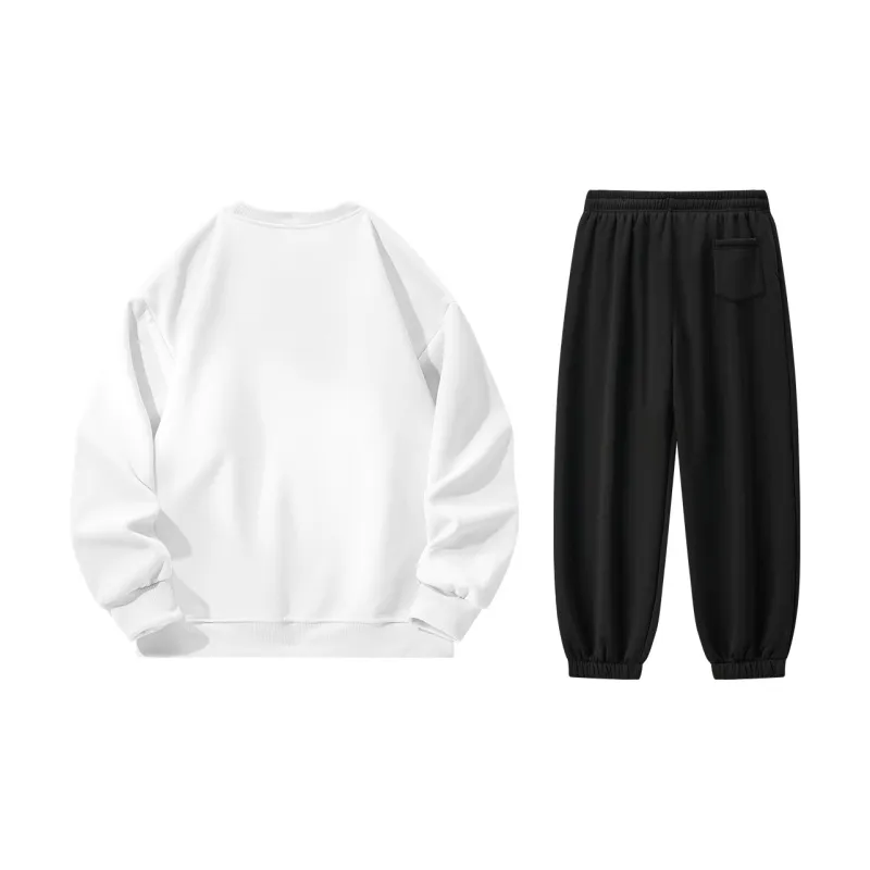 Small Columns Under The Sea Sweatshirt Set Unisex-1