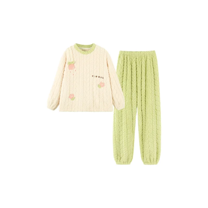 Sleeping Beauty Pajama Set Women's Light Green-0