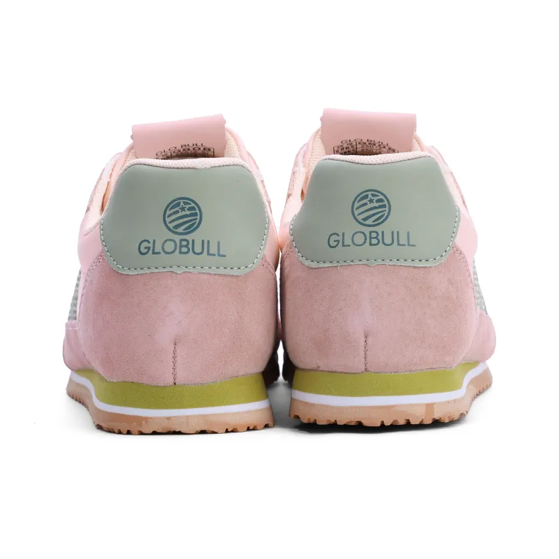GLO BULL Skateboard Shoes Unisex Low Top Light Pink Green-4