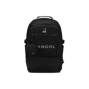 KANGOL Nylon Backpack Unisex Black