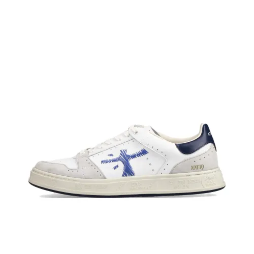 PREMIATA Quinn Low-Top Skateboard Shoes Men's White Gray