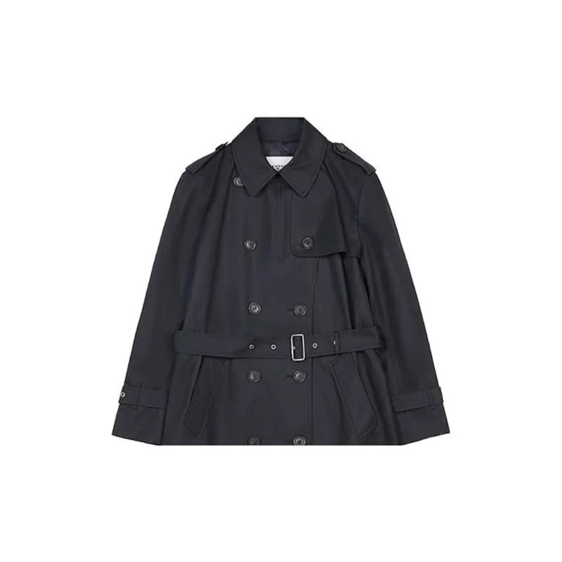 COACH Trench Coat Women's Black-2