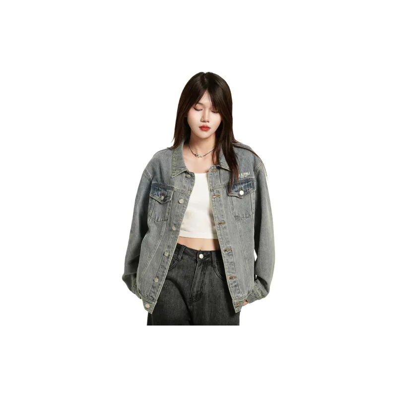 Pnj Denim Jacket Unisex Denim Blue-4