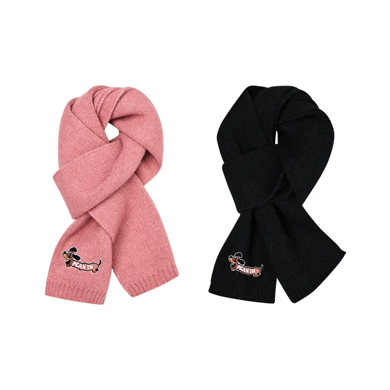 PLAN IN Knit Scarves Unisex-11