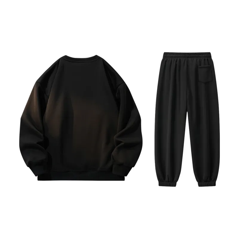 Small Columns Under The Sea Sweatshirt Set Unisex-7