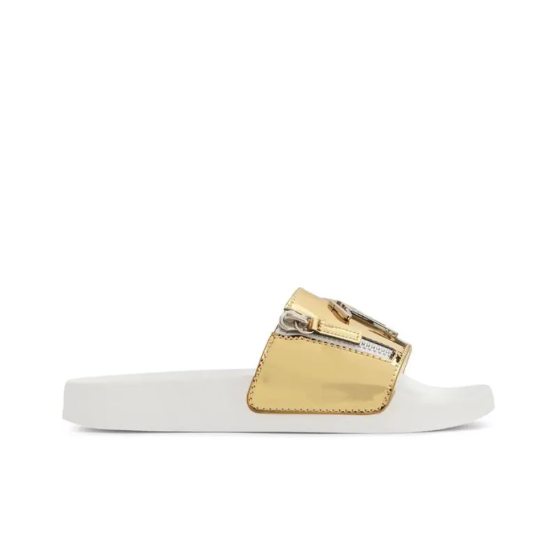 Giuseppe Zanotti Brett Zip detail Slides-1