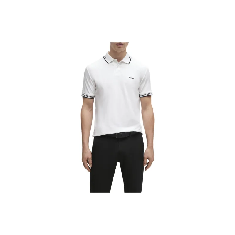 HUGO BOSS SS24 Polo Shirt Men's White-2