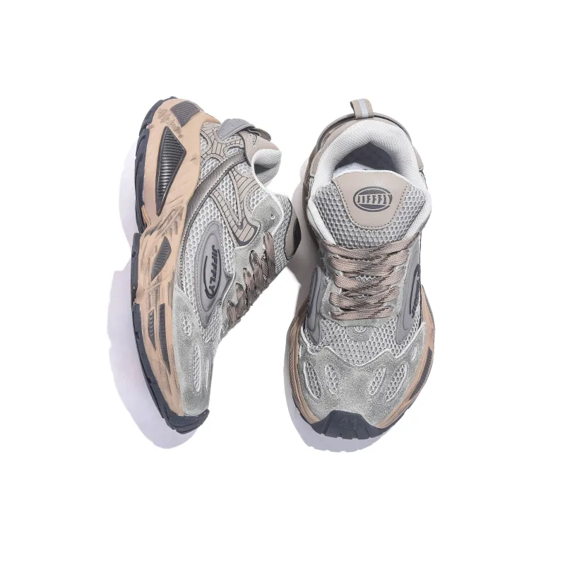 Jifffly Cushioned Slip-Resistant Breathable Lightweight Height Increasing Low-Top Chunky Sneakers Unisex-18