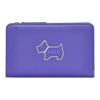 RADLEY Cow Leather Wallet Women's Purple