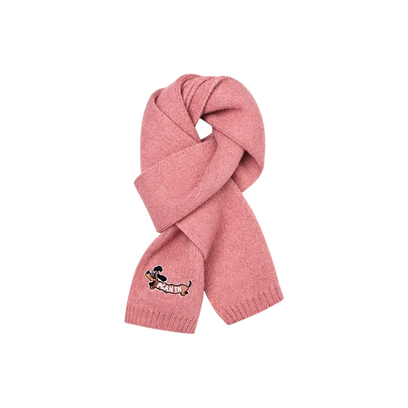 PLAN IN Knit Scarves Unisex-6