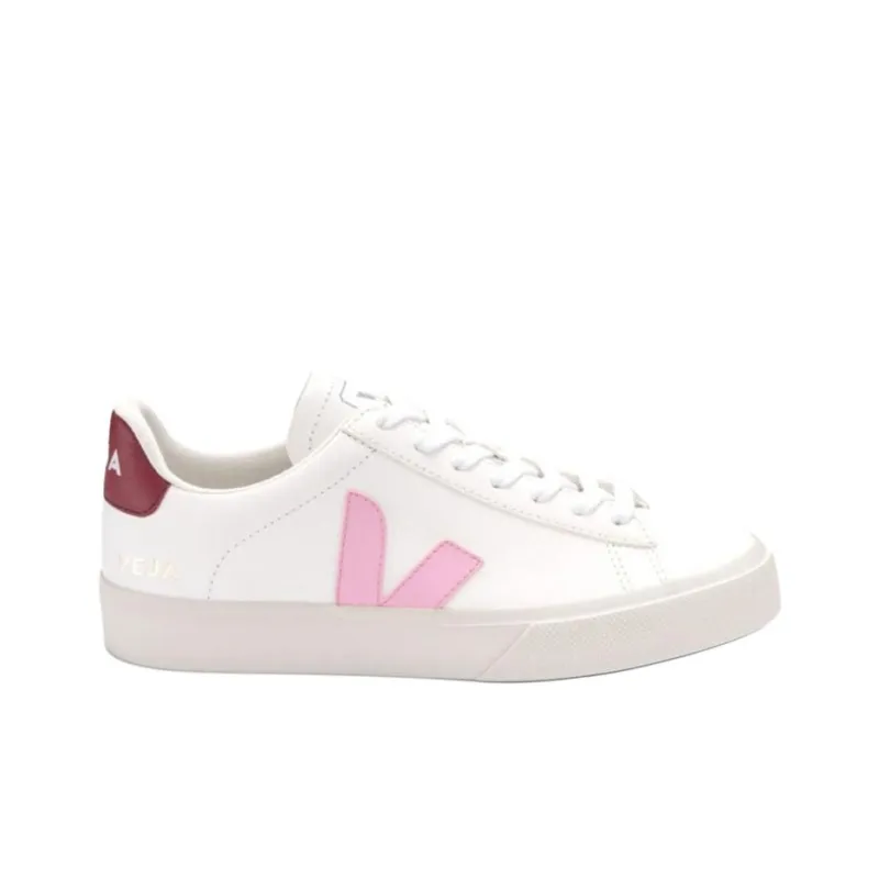 VEJA Campo Chromefree Leather 'White Guimauve Marsala'-1