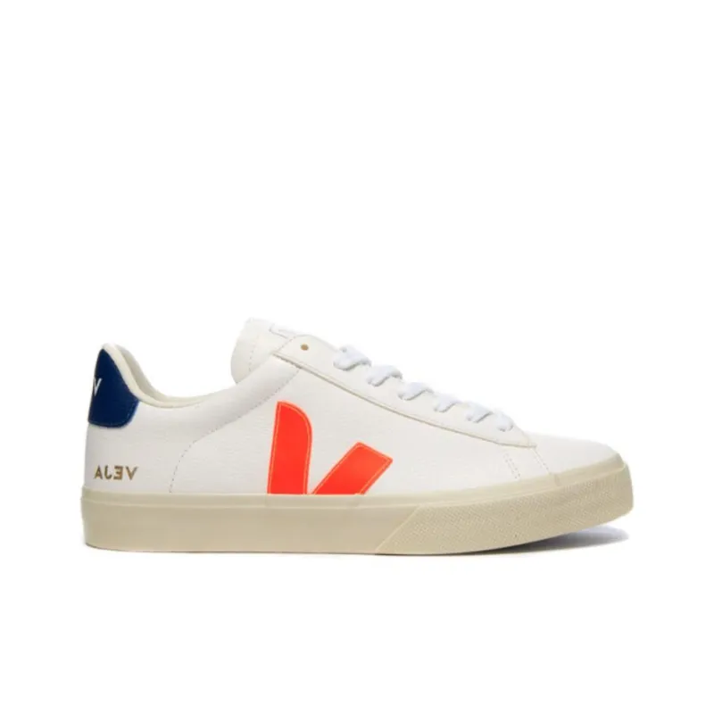 VEJA Campo Chromefree 'White Orange Fluo'-1