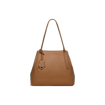 RADLEY Sheepskin Handbag Shoulder Bag Large Size Women's Brown