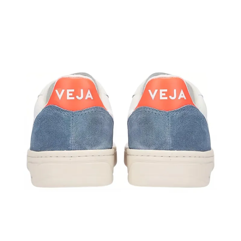 VEJA V 10 Lace Up 'White Oxford Grey'-4