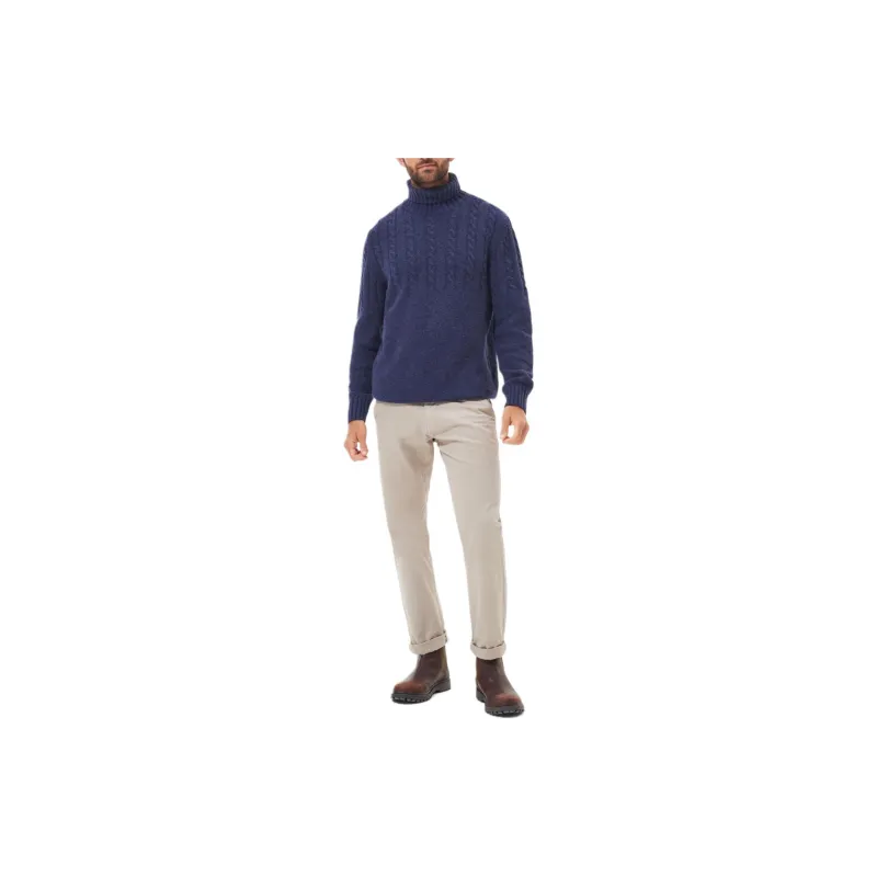 BARBOUR FW24 Knitwear Men's Dark Color Denim-1