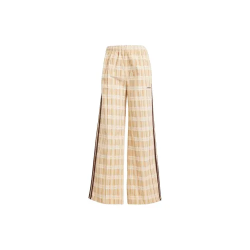Adidas Originals Corduroy Tartan Wide Leg Pants